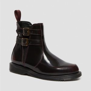 Dr. Martens Flora Arcadia Leather Buckle Chelsea Boots